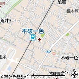 岐阜県羽島市正木町不破一色498-3周辺の地図