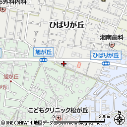 神奈川県茅ヶ崎市ひばりが丘7-40周辺の地図