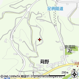 神奈川県南足柄市苅野850-1周辺の地図