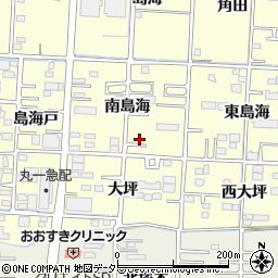 愛知県一宮市木曽川町門間南島海32周辺の地図
