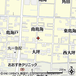 愛知県一宮市木曽川町門間南島海30周辺の地図