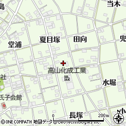 愛知県一宮市瀬部夏目塚76周辺の地図
