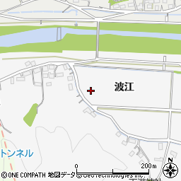 京都府福知山市波江周辺の地図