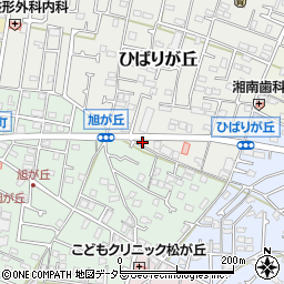 神奈川県茅ヶ崎市ひばりが丘7-2周辺の地図