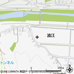 京都府福知山市波江周辺の地図
