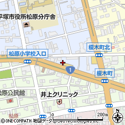 平塚市天沼ビル周辺の地図