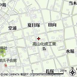 愛知県一宮市瀬部夏目塚60周辺の地図