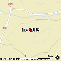 島根県安来市伯太町井尻周辺の地図