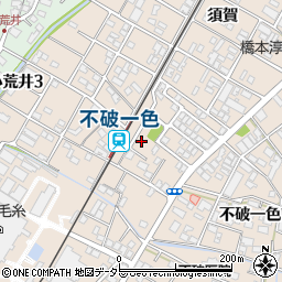 岐阜県羽島市正木町不破一色498-4周辺の地図