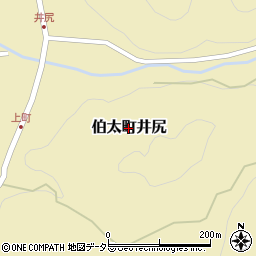 島根県安来市伯太町井尻周辺の地図
