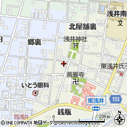 愛知県一宮市浅井町東浅井戌亥24周辺の地図