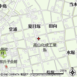 愛知県一宮市瀬部夏目塚59周辺の地図