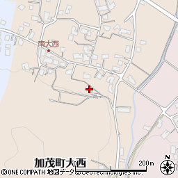 島根県雲南市加茂町大西134周辺の地図