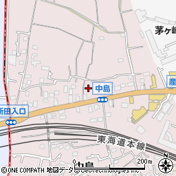 神奈川県茅ヶ崎市中島246周辺の地図