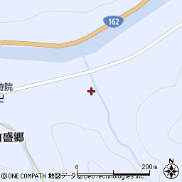 京都府南丹市美山町盛郷寺谷口周辺の地図