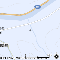 京都府南丹市美山町盛郷（寺谷口）周辺の地図