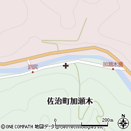鳥取県鳥取市佐治町加瀬木1165周辺の地図
