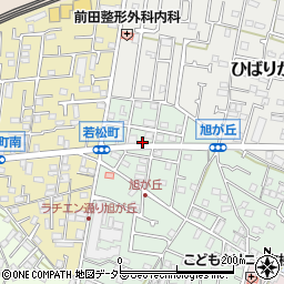 神奈川県茅ヶ崎市旭が丘2周辺の地図