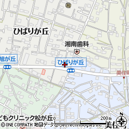 神奈川県茅ヶ崎市ひばりが丘6-39周辺の地図
