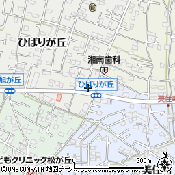 神奈川県茅ヶ崎市ひばりが丘6-39周辺の地図