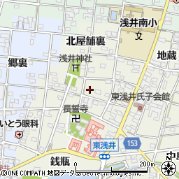 愛知県一宮市浅井町東浅井戌亥19周辺の地図