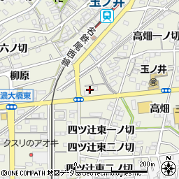 愛知県一宮市木曽川町玉ノ井（蒲池）周辺の地図