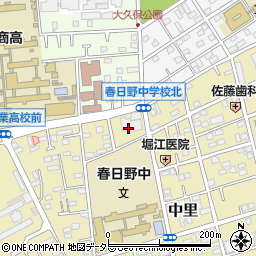 神奈川県平塚市中里34周辺の地図