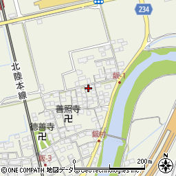 滋賀県米原市飯615周辺の地図