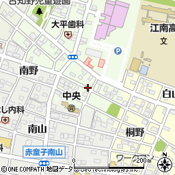 愛知県江南市北野町小松周辺の地図
