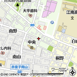 愛知県江南市北野町（小松）周辺の地図