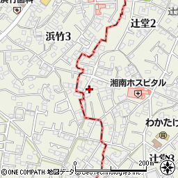 湘南桜コーポＤ棟周辺の地図