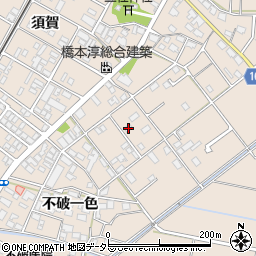 岐阜県羽島市正木町不破一色384周辺の地図