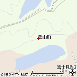 岐阜県多治見市美山町周辺の地図