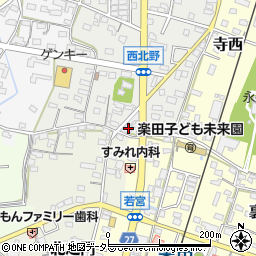 愛知県犬山市西北野94周辺の地図