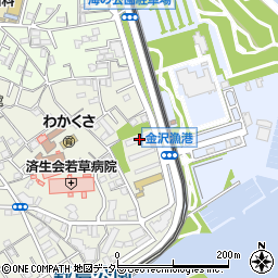 神奈川県横浜市金沢区平潟町17-C周辺の地図