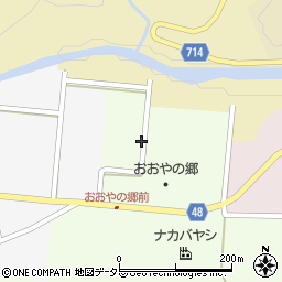 兵庫県養父市大屋町笠谷46周辺の地図