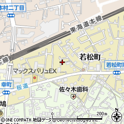 神奈川県茅ヶ崎市若松町5周辺の地図