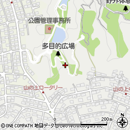 鎌倉中央公園トイレ１周辺の地図