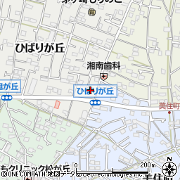 神奈川県茅ヶ崎市ひばりが丘6-31-51周辺の地図