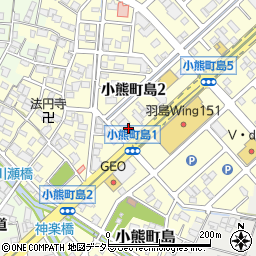 シャトレーゼ　工場直売店羽島店周辺の地図