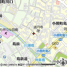 岐阜県羽島市小熊町島142周辺の地図