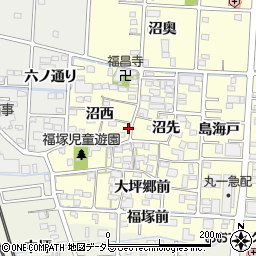 愛知県一宮市木曽川町門間沼西2147-3周辺の地図