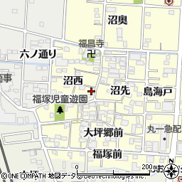 愛知県一宮市木曽川町門間沼西2147-2周辺の地図