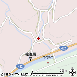 鳥取県鳥取市佐治町高山34周辺の地図