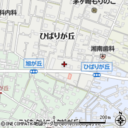 神奈川県茅ヶ崎市ひばりが丘6-50周辺の地図