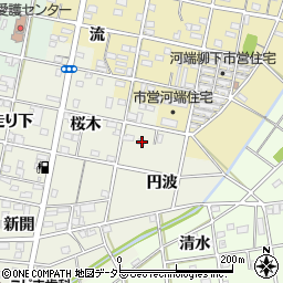 愛知県一宮市浅井町東浅井円波9-1周辺の地図
