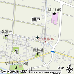 滋賀県米原市顔戸299周辺の地図