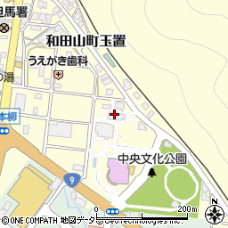 朝来市　和田山子育て学習センター周辺の地図