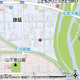 神奈川県平塚市徳延643-3周辺の地図