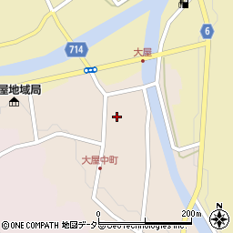 兵庫県養父市大屋町大屋市場94周辺の地図